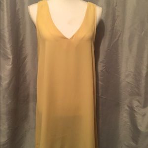 Forever 21 shift yellow dress Sz. L. Sleeveless